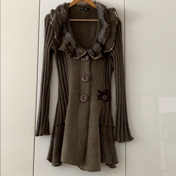 Jackets & Blazers - Funky and Flirty Sweater Coat